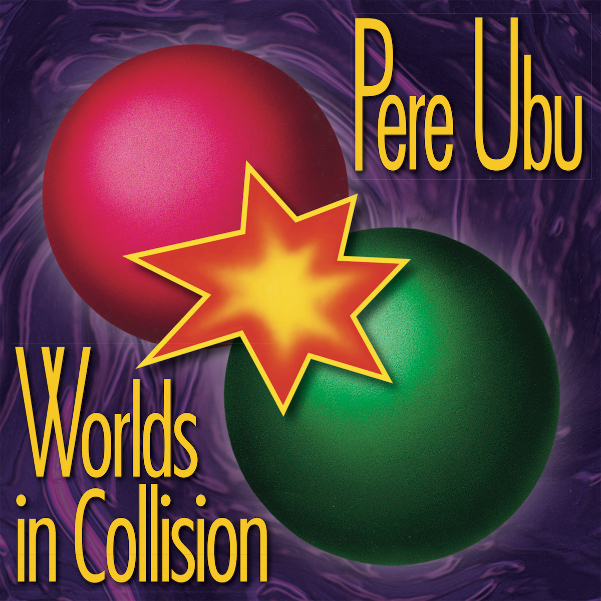 FRONT OF Worlds In Collision Album